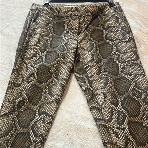 Micheal Kors Snake Print Pants